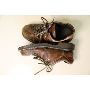 Vintage England Dr. Martens 9351 Mens 10 Brown Shoe Platform Oxford Leather